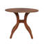 Table de salle à manger ronde en noyer de 39,4 po - Pieds traditionnels en bois massif, élégance intemporelle, point focal idéal pour les réunions de famille
