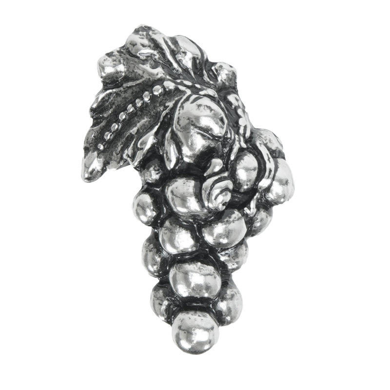 Bacchus large left knobin Platinum, Silver
