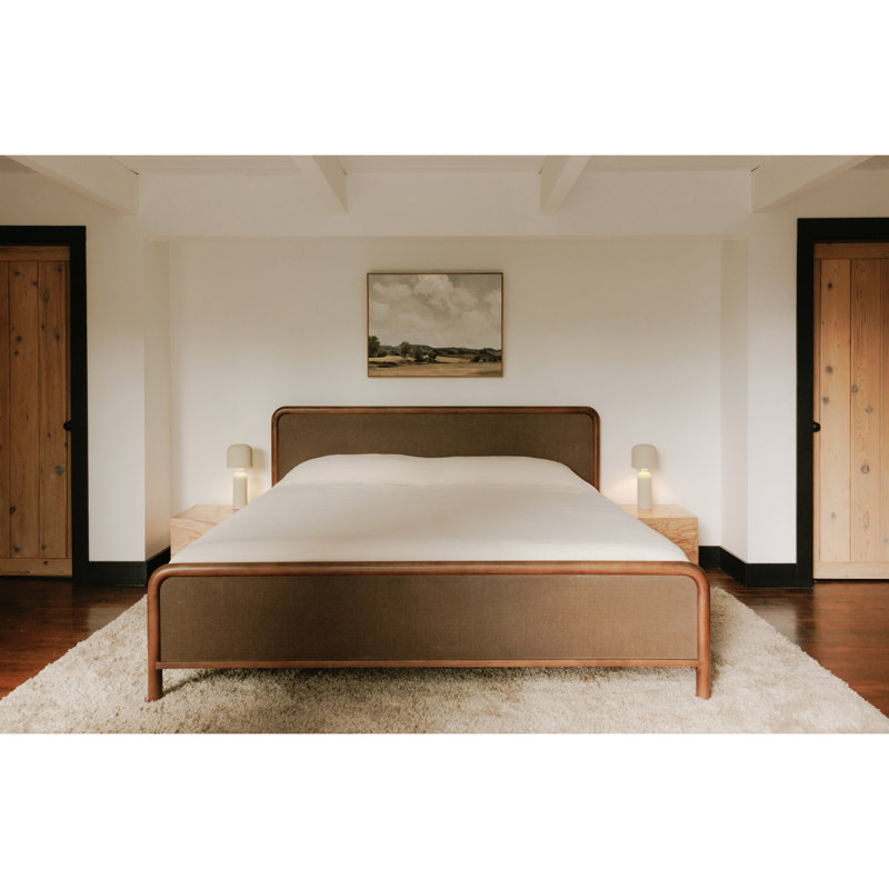 Rye Bed Warm Brown, Queen