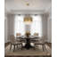 Lustre rond en cristal doré 6 lumières Transitional-1086783710-1132348885