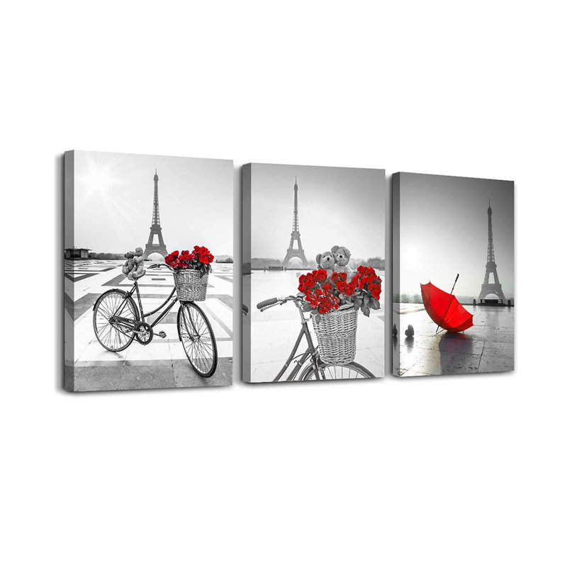 3 Piece Wrapped Canvas Wall Art