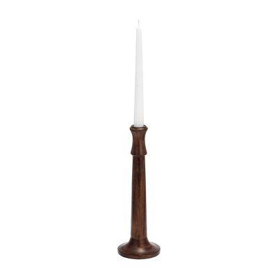Zeppelin Solid Wood Tabletop Candlestick