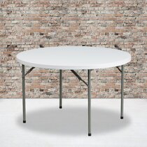 72 In Round Folding Table
