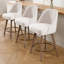Tabouret de comptoir pivotant 26 po Makylia-1827823533