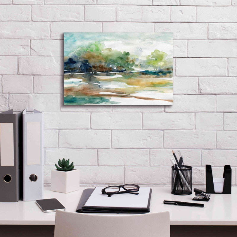 Red Barrel Studio® «Tree Line 1» par Jadei, H 12 po x l 18 po x P 0,75 po