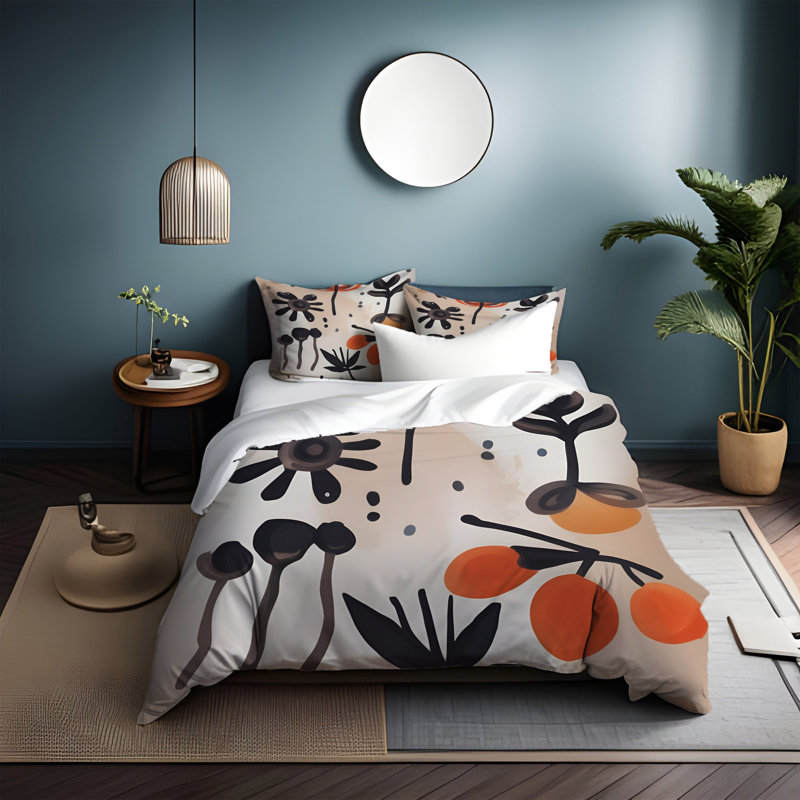 Polyester Duvet Cover, King Duvet Cover + 2 King Shams