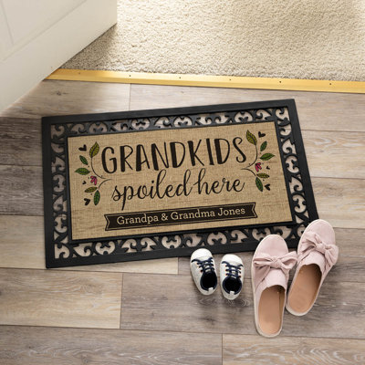 Tapis d'extérieur antidérapant 27 po x 18 po Grandkids