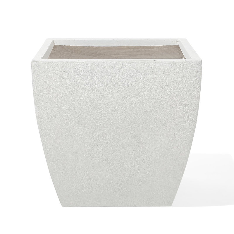 Adkins Plant Pot, White, 1, 51cm H x 53cm W x 53cm D