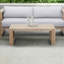 Table basse d'extérieur en bois d'eucalyptus