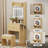 21" Makeup Vanity, With Two Sockets And Usb Port, A Large Mirror And Three Lighting Settings-899051883