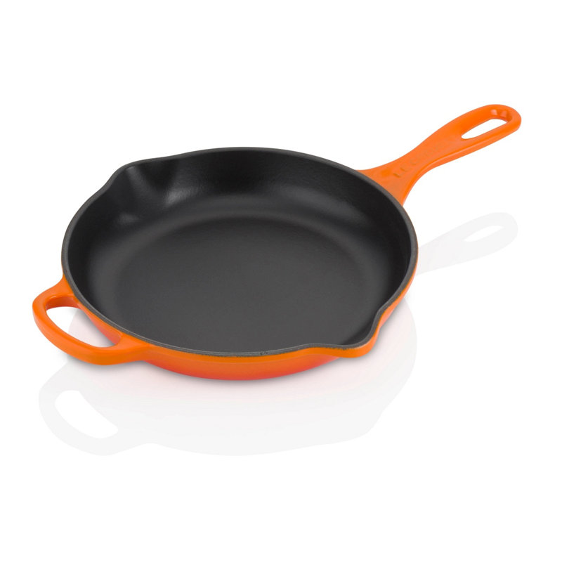 Le Creuset Cast Iron Frying Pan with Metal Handle, Volcanic, 26cm