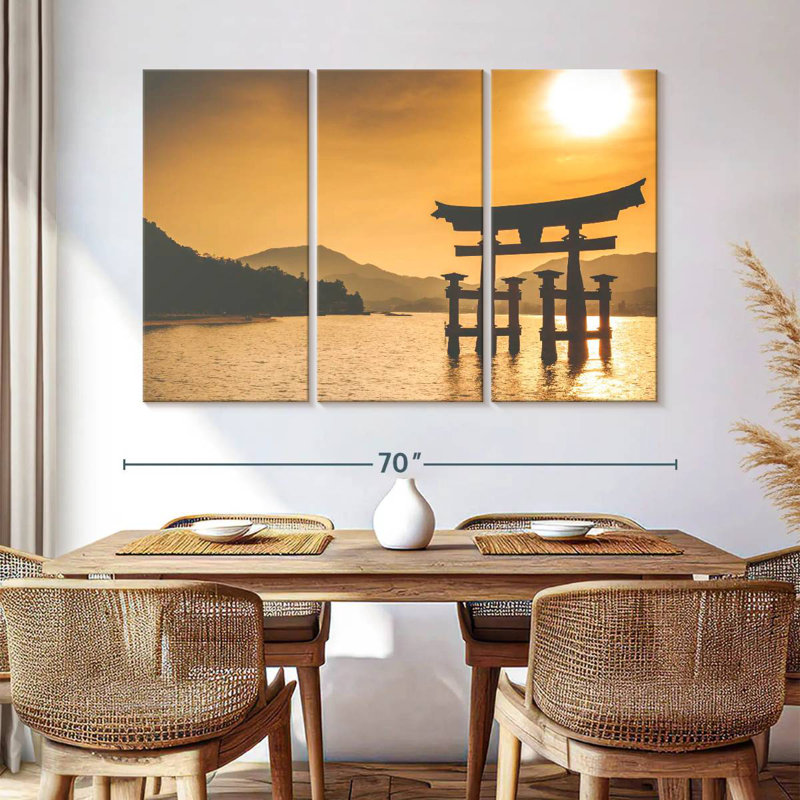 Porte japonaise zen Sebbie, H 28 po x l 45 po
