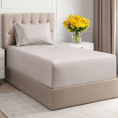 Extra Deep Pocket Sheet Set, Cooling & Breathable Bed Sheets, Soft Hotel Luxury Bedding, Fits 18–24 Inch Mattress