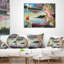 Coussin lombaire Abstract