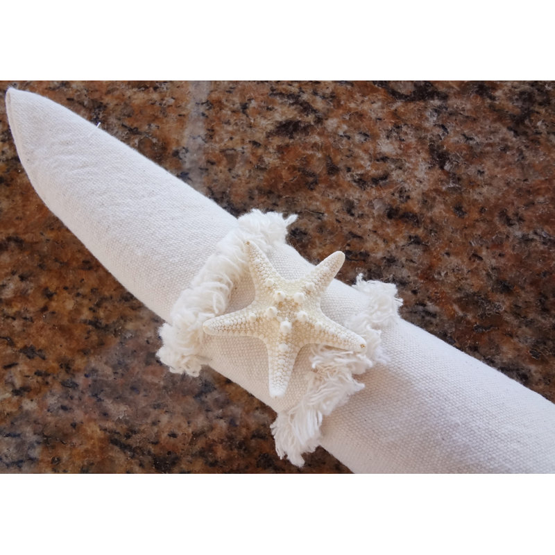 Serviette de table en coton Frayed Edge