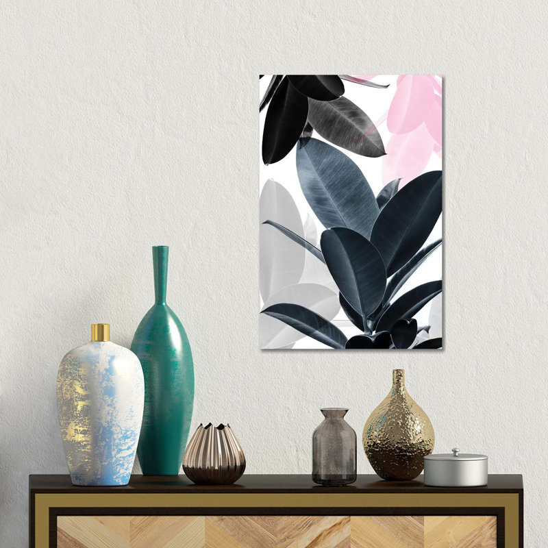 Leaf Play by Sisi & Seb - Gallery-Wrapped Canvas Giclée on Canvas, Canvas, 30.48 cm H x 45.72 cm W