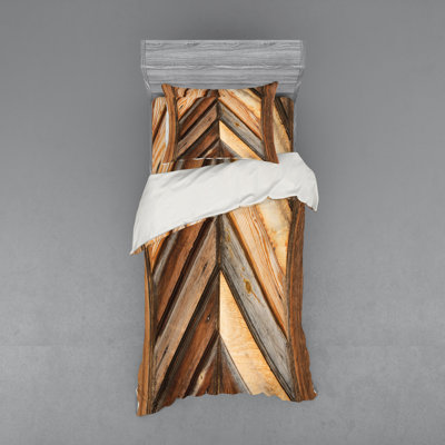 Rustic Polyester Duvet Cover
