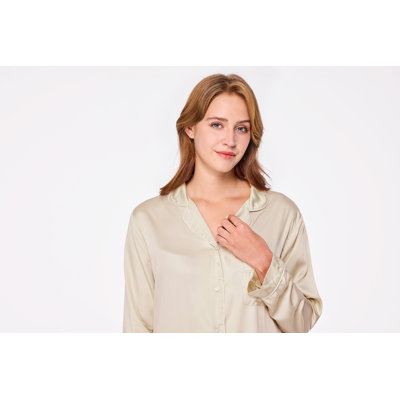 Women's Long Sleeve Bamboo Viscose 2-Piece Pajamas