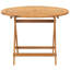 4 - Person Acacia Wood Patio Dining Set with Round Table-1862352930