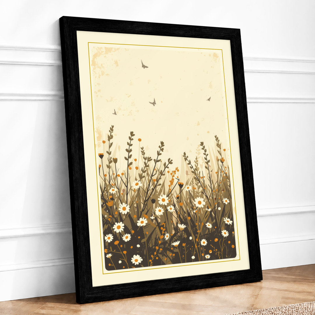 Meadow in Bloom Botanical - Framed Print