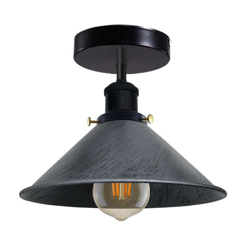 Conneautville Flush Mount, Brushed Silver