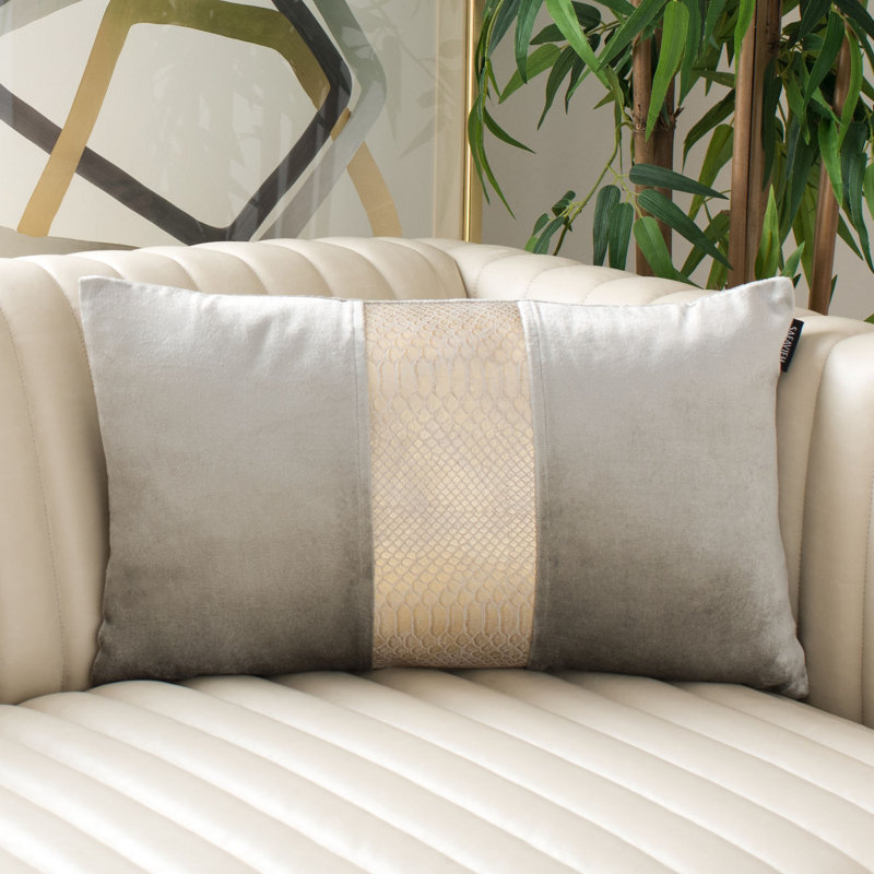Amity Embossed Rectangular Pillow Cover & Insert