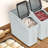 11.4 Gallon Airtight Food Storage Container with Wheels, Scoop & Moisture Proof Lid
