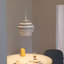 Suspension sphérique Wabi-Sabi en fer forgé et aluminium de 13,39 pouces – Design minimaliste en forme de globe pour une ambiance de chambre