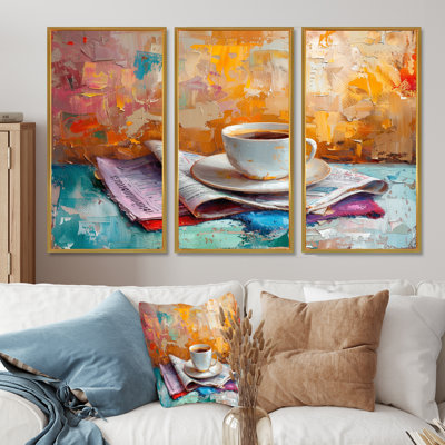 Morning Cozy Cup Of Coffee - Ensemble de décoration murale café