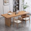 Bureau rectangulaire brun en bois massif-109670574