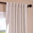 Rayne Vintage Textured Faux Dupioni Silk Room Darkening Curtains Window Single Curtain Panel-663929116-649565593