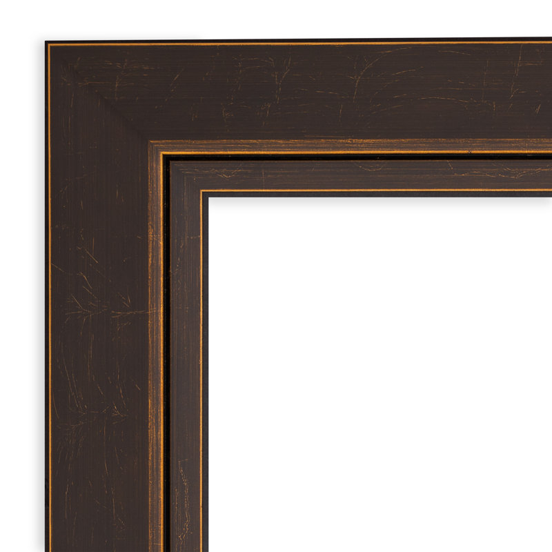 Ramsses Solid Wood Wall Mirror, 27.5" x 36.5", Rectangle