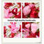 Couronne de Hikma romantique 22 po, cœur rouge tulipe rose base de vigne, décor de foyer mural de porte d'entrée durable, cadeau parfait pour les amoureux