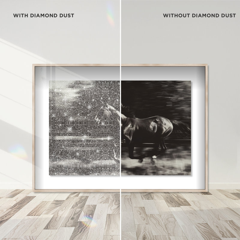 Velocity Unbound Print by Oliver Gal, 31.5"H x 46.5"W, Natural Oak Shadowbox