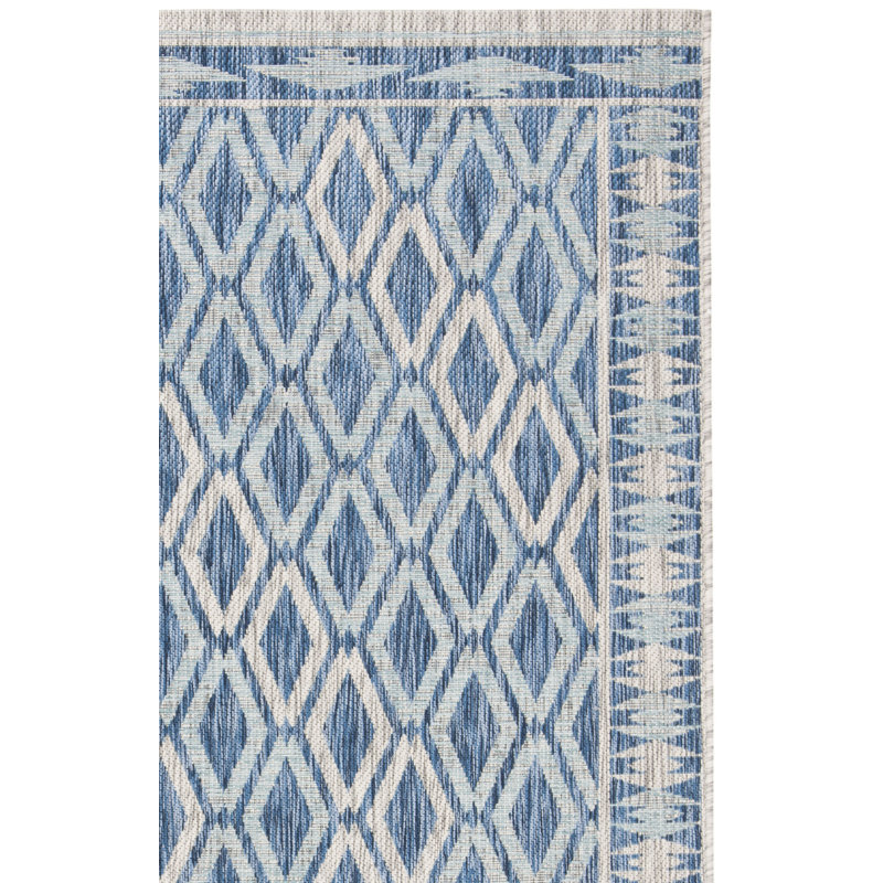 Amarien Performance Geometric Indoor/Outdoor Area Rug, Runner 2'3" x 10'
