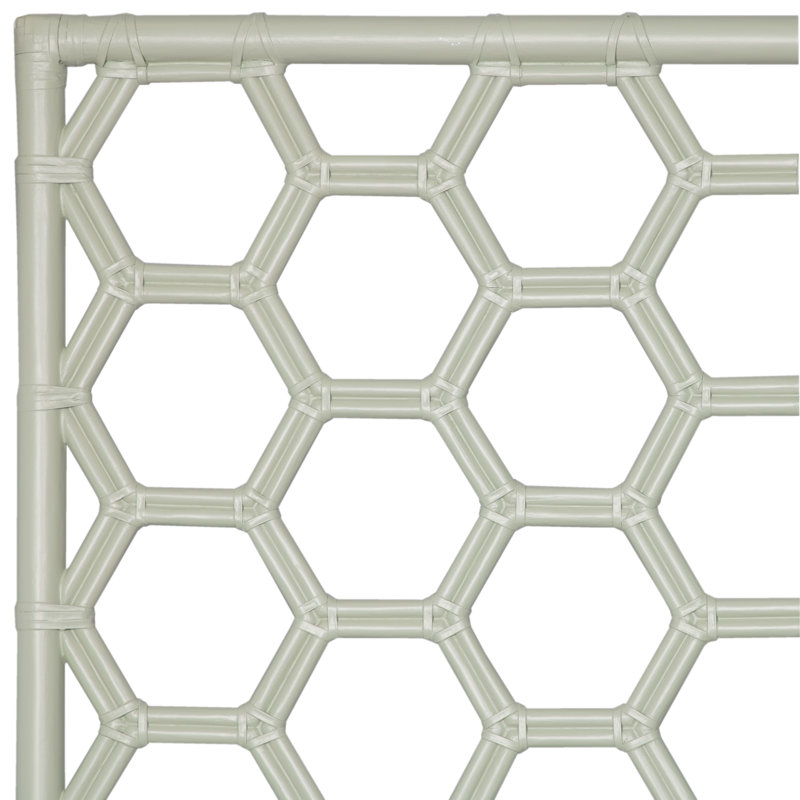 Honeycomb Standard Bed, King, Celery Green