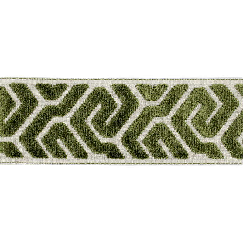 Tissu large en velours, Lime