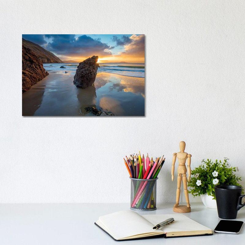 Winter Sunrise II, Keem Bay, Achill Island, County Mayo, Ireland by Gareth McCormack - Gallery-Wrapped Canvas Giclée on Canvas