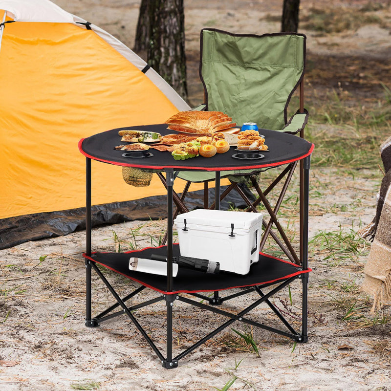 72.8cm Round Folding Table