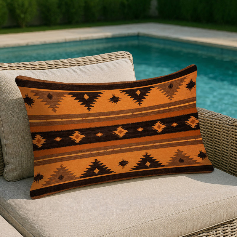 Nomadic Solace Indoor And Outdoor Throw Pillow, Rectangle 14"H x 20"W