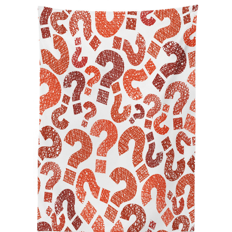 Geometric Tablecloth, 70" L x 52" W