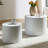 Nested Table Set 2 Pieces, MDF Coffee Table Set Living Room/Lounge Area, White-784215006