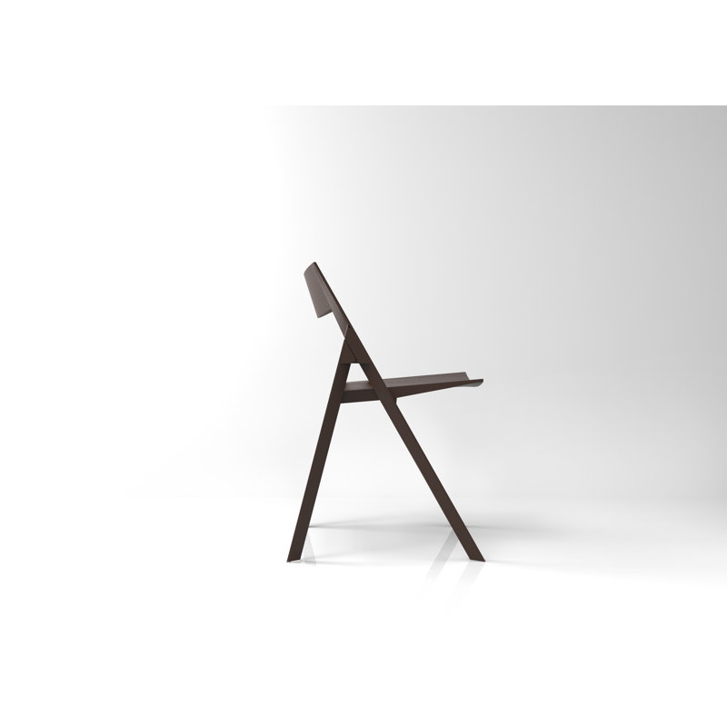 Quartz Plastic/Resin Folding Chair, Black