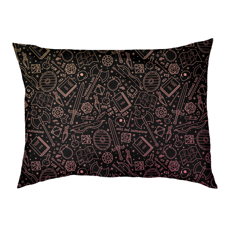 Coussin Byrge, Jaune / Rose, Grand (l 42,5 po x P 32,5 po x H 14 po)