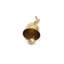 Guirlande Iron Bell - ensemble de 3 - 1,5 po x 1,5 po x 18,9 po - or