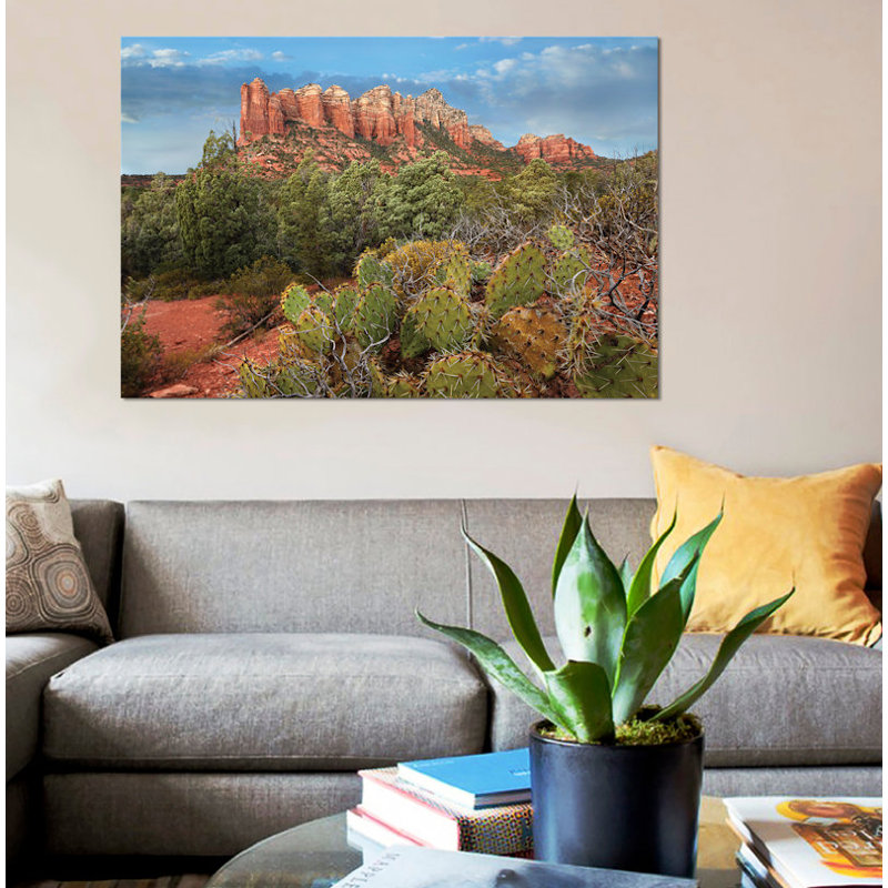 « coffee pot rock, sedona, arizona », reproduction d’impression sur toile, H 18 po x l 26 po x P 1,5 po