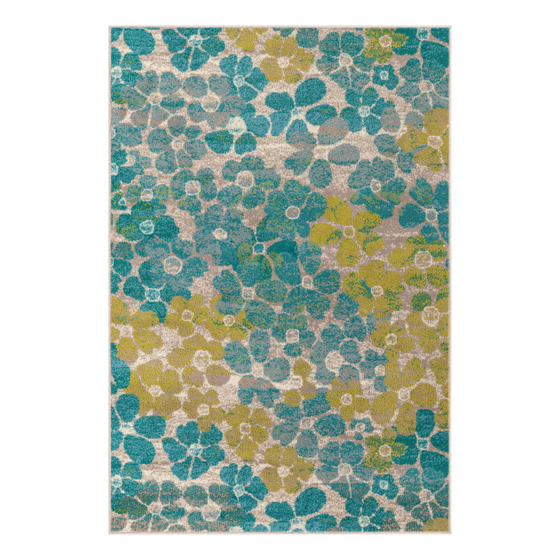 Analiese Floral Indoor Rug, Rectangle 4' x 6'