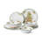Holly Tree Holiday 12pc  Dinnerware Set – Festive Melamine Plates and Bowls for Christmas Entertaining, Indoor/Outdoor Use, Break-Resistant, and Dishwasher Safe