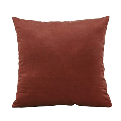 Housse de coussin en velours uni