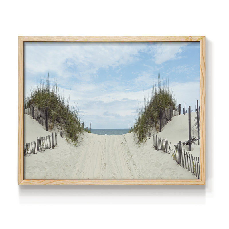 Path to Corolla -Framed Print - Restickable, Naturel, H 11 po x l 14 po